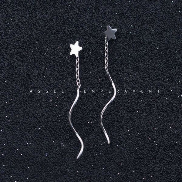 genuine 925 sterling silver stars shape dangle earrings fashion drop earring for women fine jewelry girl gift 210707
genuine 925 sterling silver stars shape dangle earrings fashion drop earring for women fine jewelry girl gift 210707