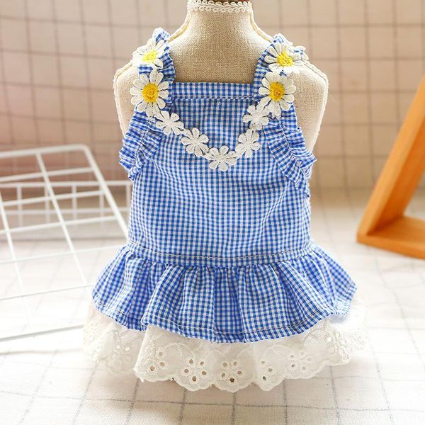 dog apparel blue plaid daisy lace summer pet outfits clothes for small dogs wedding party shih tzu yorkshire cat cotumes shop supplies
dog apparel blue plaid daisy lace summer pet outfits clothes for small dogs wedding party shih tzu yorkshire cat cotumes shop supplies