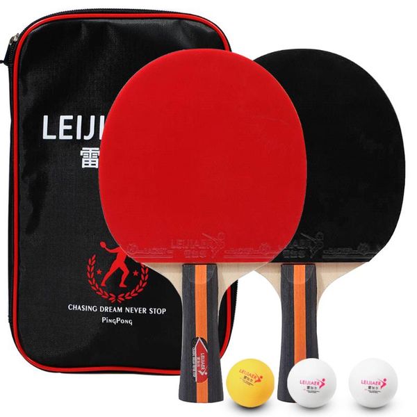 table tennis raquets professional rackets bat 2pcs/lot racket and 3 pong balls with cover bag 2 player set
table tennis raquets professional rackets bat 2pcs/lot racket and 3 pong balls with cover bag 2 player set