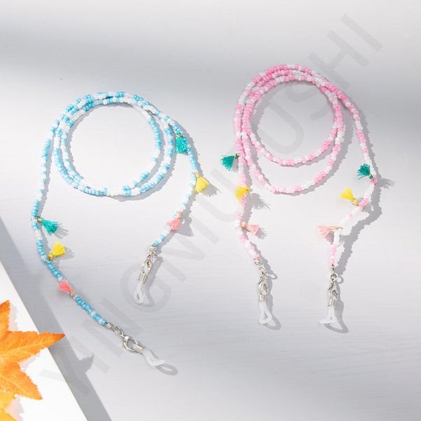 sunglasses frames 2021 handmade ethnic fashion tassel beads reading glasses chain for women neck strap rope anti-lost lanyards jewelry, Silver
sunglasses frames 2021 handmade ethnic fashion tassel beads reading glasses chain for women neck strap rope anti-lost lanyards jewelry, Silver