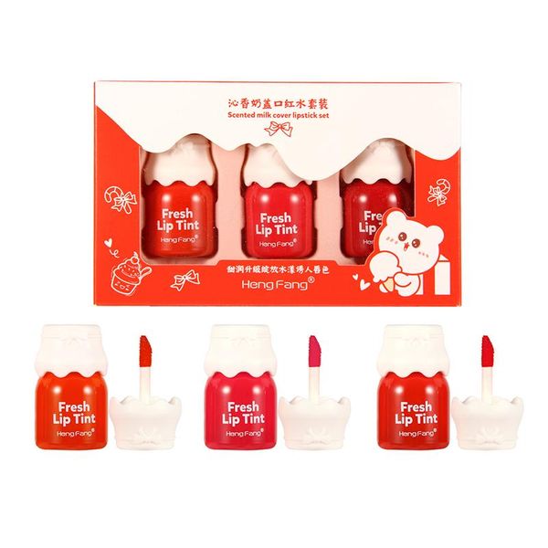 lip gloss hengfang 3pcs milk lid lipstick set moisturizing red water glossy jelly glaze makeup non-stick cup cosmetics
lip gloss hengfang 3pcs milk lid lipstick set moisturizing red water glossy jelly glaze makeup non-stick cup cosmetics