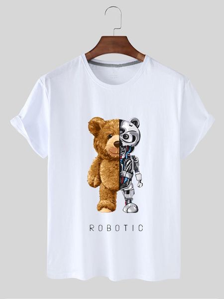 women's t-shirt lh20626 spring and summer arrival soft fashion bear pattern printing casual sports short sleeve for woman, White
women's t-shirt lh20626 spring and summer arrival soft fashion bear pattern printing casual sports short sleeve for woman, White
