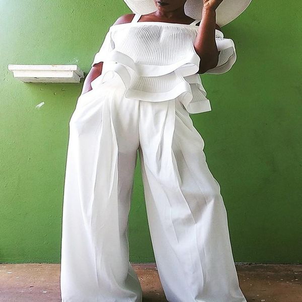 women's two piece pants hhdmv 2021 spring street casual style women suit short sleeve card shoulder elastic long pure color lady 2 sets, White
women's two piece pants hhdmv 2021 spring street casual style women suit short sleeve card shoulder elastic long pure color lady 2 sets, White