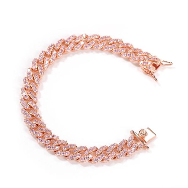 bangle 9mm micro inlaid pink zircon cuba chain hip hop fashion brand pp same bracelet necklace, Black
bangle 9mm micro inlaid pink zircon cuba chain hip hop fashion brand pp same bracelet necklace, Black