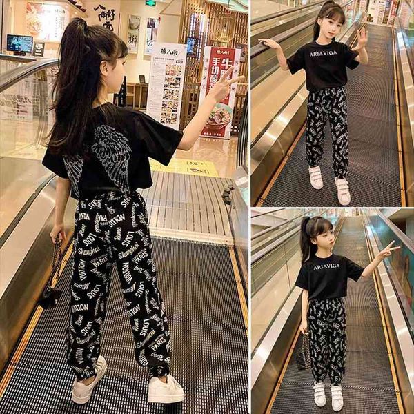 girls clothes set wings shirt loose pants 2pcs girl summer clothing set fashion kids girls 6 8 10 12 13, White
girls clothes set wings shirt loose pants 2pcs girl summer clothing set fashion kids girls 6 8 10 12 13, White