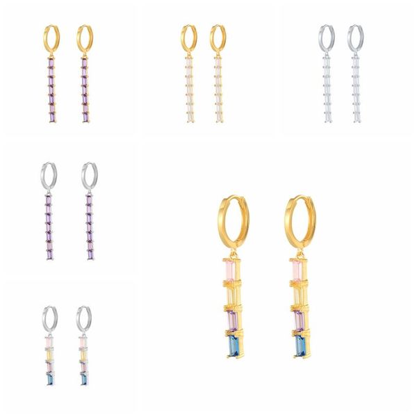 hoop & huggie canner 925 sterling silver earrings dangle 3 colors cz zircon for women girls boucle oreille femme with charm, Golden;silver
hoop & huggie canner 925 sterling silver earrings dangle 3 colors cz zircon for women girls boucle oreille femme with charm, Golden;silver