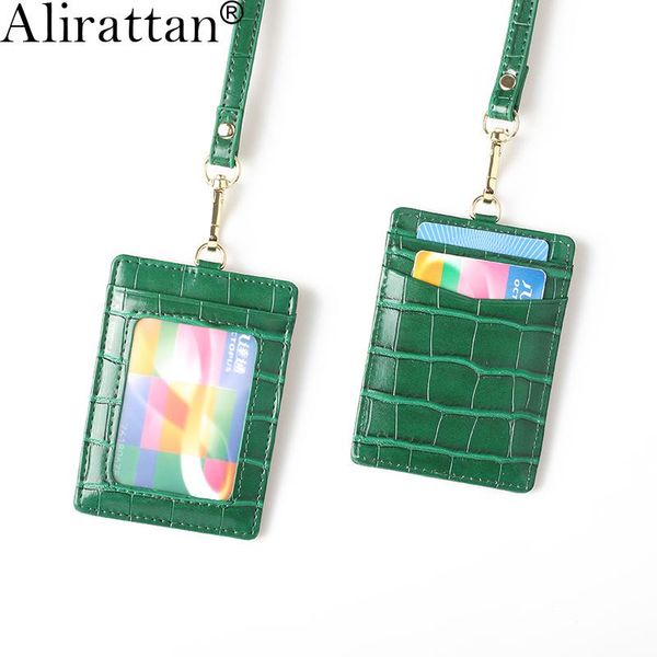 card holders alirattan crocodile leather lanyard id holder ostrich snake printed letters for name, Brown;gray
card holders alirattan crocodile leather lanyard id holder ostrich snake printed letters for name, Brown;gray