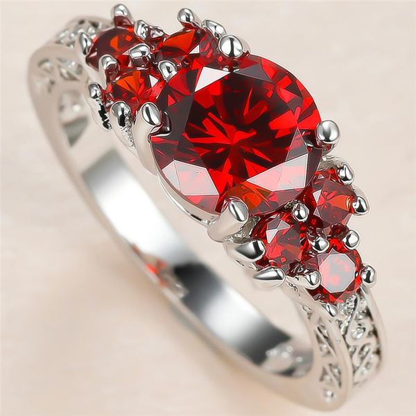 wedding rings luxury female red crystal stone ring charm silver color thin for women dainty bride round zircon engagement, Slivery;golden
wedding rings luxury female red crystal stone ring charm silver color thin for women dainty bride round zircon engagement, Slivery;golden