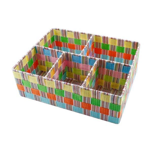 storage drawers underwear organizer closet 5-grids hand-woven baskets plaid weave basket socks box dropship
storage drawers underwear organizer closet 5-grids hand-woven baskets plaid weave basket socks box dropship