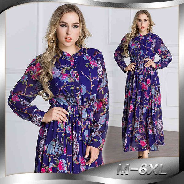dress in women autumn chiffon printing dressed for large size flower line l xl xxxl 4xl 5xl 6xl, Black;gray
dress in women autumn chiffon printing dressed for large size flower line l xl xxxl 4xl 5xl 6xl, Black;gray