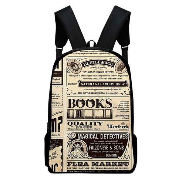 backpack cartoon notebook backpacks students school bags old spaper 3d print oxford waterproof boys girls cute lapsmall
backpack cartoon notebook backpacks students school bags old spaper 3d print oxford waterproof boys girls cute lapsmall