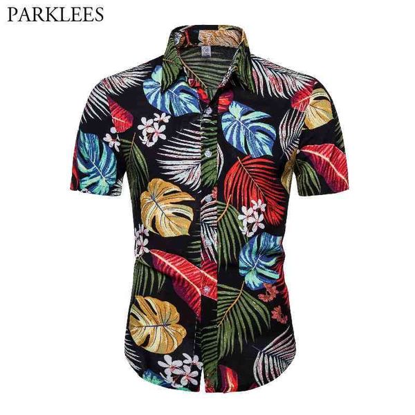 colorful leaf print mens summer shirt beach hawaiian shirts for men cotton casual men short sleeve shirt holiday chemise homme 210524, White;black
colorful leaf print mens summer shirt beach hawaiian shirts for men cotton casual men short sleeve shirt holiday chemise homme 210524, White;black