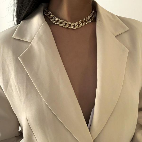 chokers jewelry, elegant temperament, single-layer tassel necklace, female exaggerated atmosphere full of diamonds, cuban buckle chain, Golden;silver
chokers jewelry, elegant temperament, single-layer tassel necklace, female exaggerated atmosphere full of diamonds, cuban buckle chain, Golden;silver