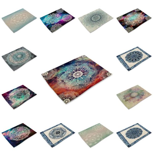 table napkin 40*30cm mandala series placemat flax mat anti-scalding pad diy kitchen decoration dining accessory home textile
table napkin 40*30cm mandala series placemat flax mat anti-scalding pad diy kitchen decoration dining accessory home textile