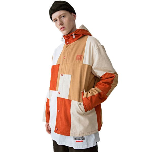 fashion trench coat production of men's casual windbreaker and hooded jacket, Tan;black
fashion trench coat production of men's casual windbreaker and hooded jacket, Tan;black