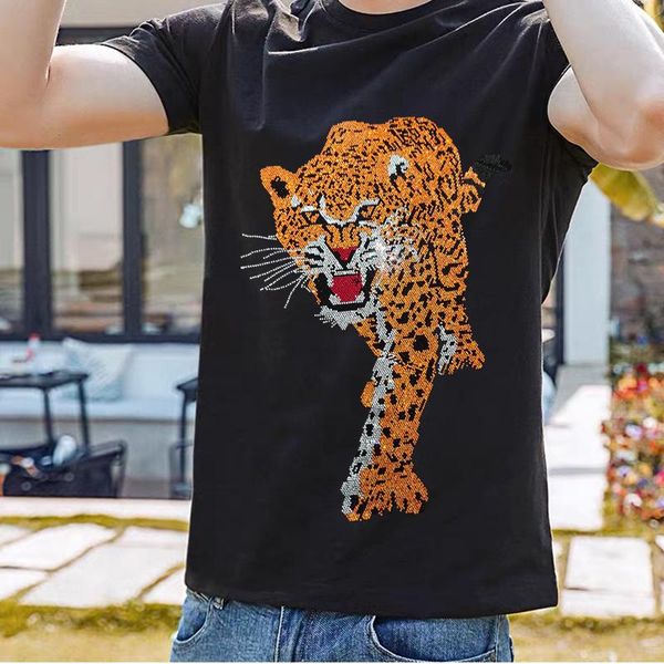 men's t-shirts 100% cotton short-sleeved youth oversized round neck loose casual summer outdoor trendy hip-hop drilling t-shirt, White;black
men's t-shirts 100% cotton short-sleeved youth oversized round neck loose casual summer outdoor trendy hip-hop drilling t-shirt, White;black