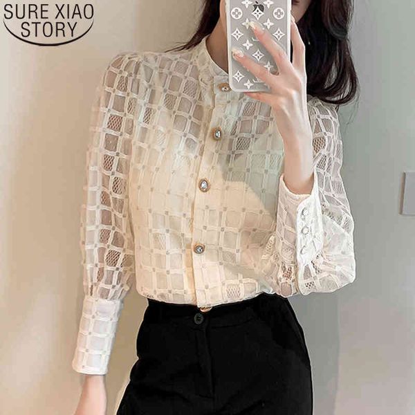mesh lace women french style spring blouse fashion stand collar long sleeve button bottoming shirt clothing 12957 210417, White
mesh lace women french style spring blouse fashion stand collar long sleeve button bottoming shirt clothing 12957 210417, White