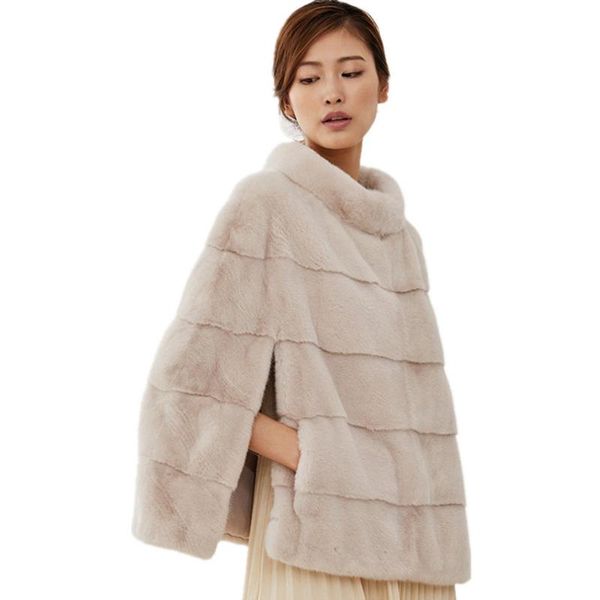 women's fur & faux winter clothes women jacket real mink coat natural elegant pullover cape c209, Black
women's fur & faux winter clothes women jacket real mink coat natural elegant pullover cape c209, Black