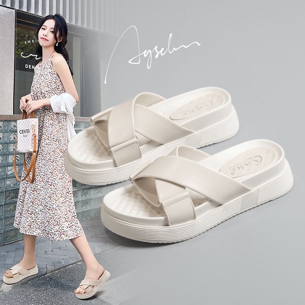 luxury slippers ogu shideng one line female 2021 summer thick bottom wearing fairy style beach sho student casual slippers, Black
luxury slippers ogu shideng one line female 2021 summer thick bottom wearing fairy style beach sho student casual slippers, Black