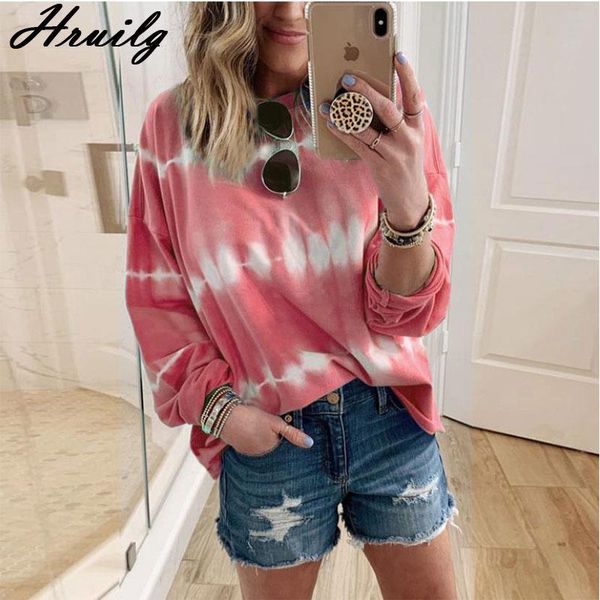 women's t-shirt t shirt long sleeve o neck vintage tie dye print oversized casual women 2021 streetwear fashion elegant femme t-shirts, White
women's t-shirt t shirt long sleeve o neck vintage tie dye print oversized casual women 2021 streetwear fashion elegant femme t-shirts, White