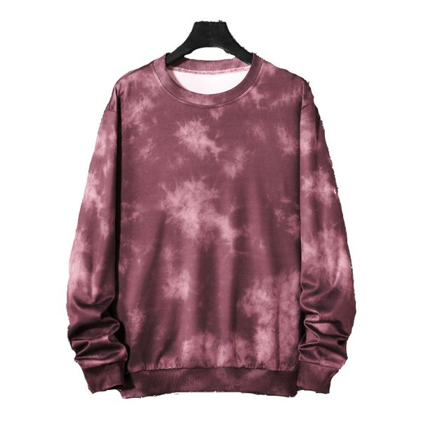 2021 fall new men's sweatshirt round neck long sleeve tie-dye print pullover sweater, Black
2021 fall new men's sweatshirt round neck long sleeve tie-dye print pullover sweater, Black