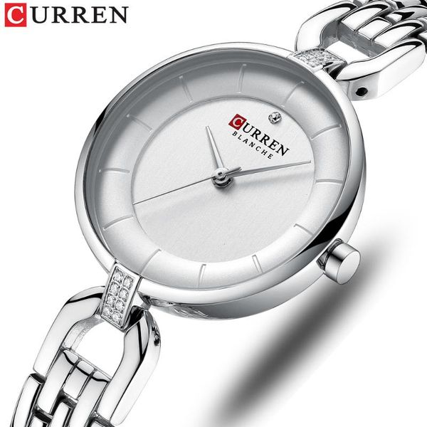 wristwatches curren simple casual quartz watches women silver dress wristwatch female clock ladies watch with stainless steel, Slivery;brown
wristwatches curren simple casual quartz watches women silver dress wristwatch female clock ladies watch with stainless steel, Slivery;brown