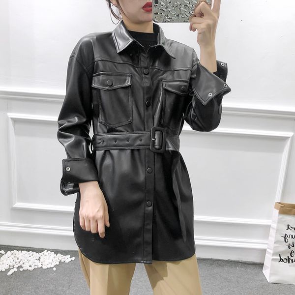 winter faux leather jacket women pu biker streetwear punk belt motorcycle coat ladies black 201124
winter faux leather jacket women pu biker streetwear punk belt motorcycle coat ladies black 201124