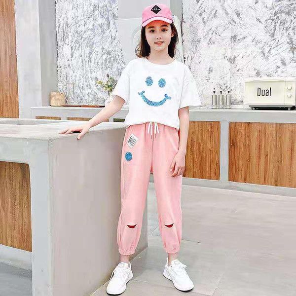 clothing sets 2021 summer girls clothes print casual children tracksuit kids suit baby t shirt+ pant 2pcs 8 10 12 14 year, White
clothing sets 2021 summer girls clothes print casual children tracksuit kids suit baby t shirt+ pant 2pcs 8 10 12 14 year, White