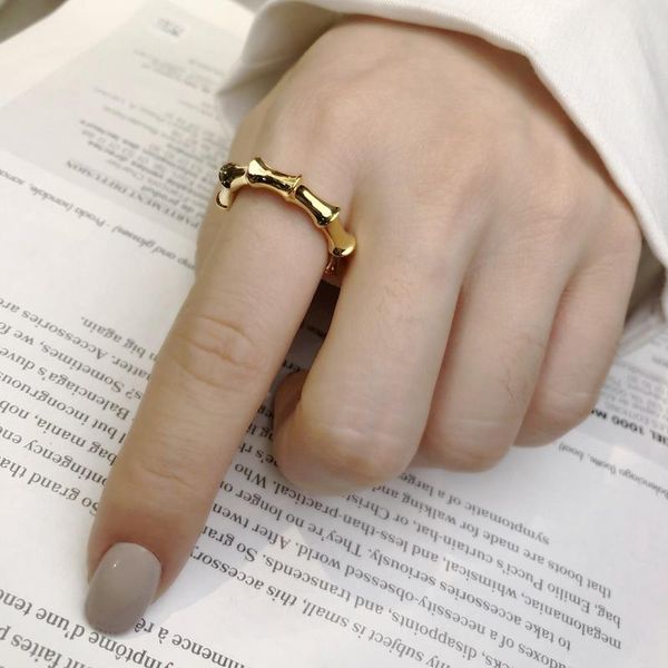 cluster rings morivovog 925 sterling silver glossy bamboo joint for women original design thick punk rock light luxury jewelry, Golden;silver
cluster rings morivovog 925 sterling silver glossy bamboo joint for women original design thick punk rock light luxury jewelry, Golden;silver