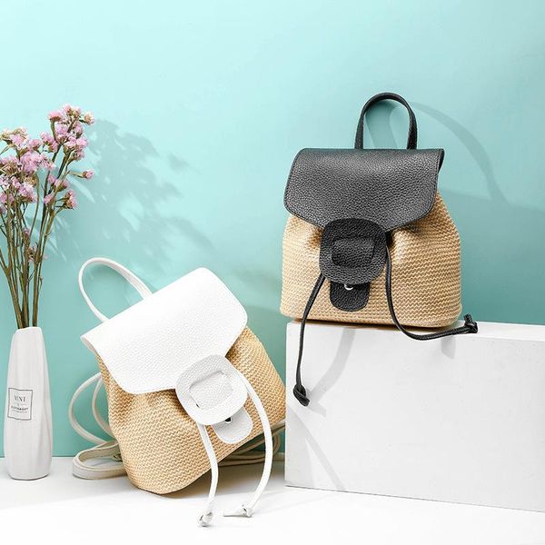 outdoor bags 2021 ladies backpack european fashion straw bag stitching casual beach boho women
outdoor bags 2021 ladies backpack european fashion straw bag stitching casual beach boho women