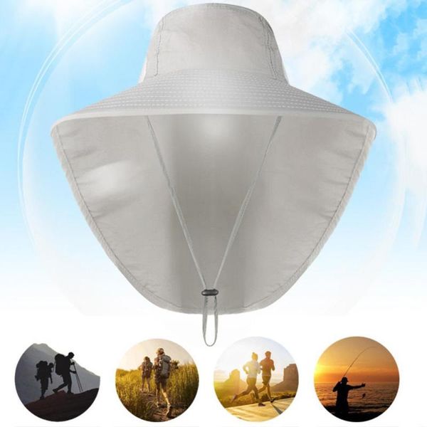 wide brim hats uv protection cap summer outdoor fishing climbing sun hat with neck flap, Blue;gray
wide brim hats uv protection cap summer outdoor fishing climbing sun hat with neck flap, Blue;gray