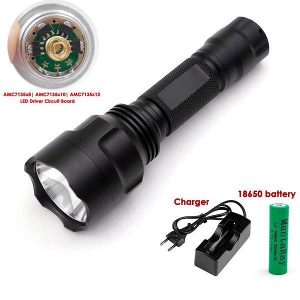 amc7135x8 7135x10 7135x12 c8 waterproof cree xm-l2 u3 led camping equipment torch zaklamp with 18650 battery+ charger flashlights torches
amc7135x8 7135x10 7135x12 c8 waterproof cree xm-l2 u3 led camping equipment torch zaklamp with 18650 battery+ charger flashlights torches