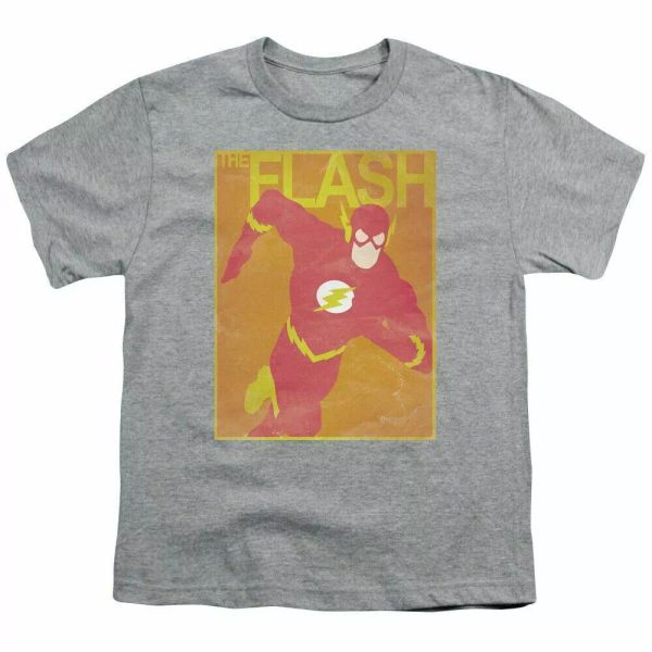 the flash simple flash poster kids youth t shirt licensed dc comics sport gray, White;black
the flash simple flash poster kids youth t shirt licensed dc comics sport gray, White;black