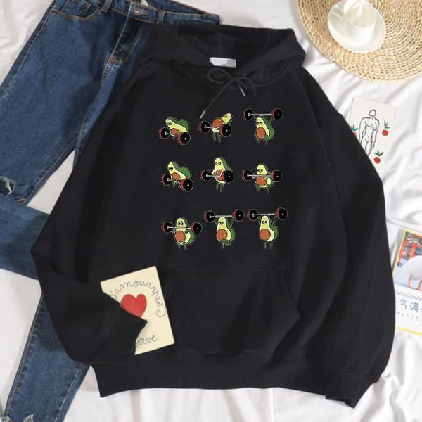 women's hoodies & sweatshirts cartoon cute exercised avocado prints female simple casual autumn hoodie street loose hoody men sportswea, Black
women's hoodies & sweatshirts cartoon cute exercised avocado prints female simple casual autumn hoodie street loose hoody men sportswea, Black