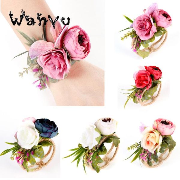 well-bred handmade wrist flowers for bridesmaid corsage bracelet band wedding accessories bridal flower decorative & wreaths
well-bred handmade wrist flowers for bridesmaid corsage bracelet band wedding accessories bridal flower decorative & wreaths