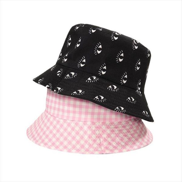 eye print cotton bucket hat women men fisherman pink plaid outdoor travel sun cap hats female, Blue;gray
eye print cotton bucket hat women men fisherman pink plaid outdoor travel sun cap hats female, Blue;gray