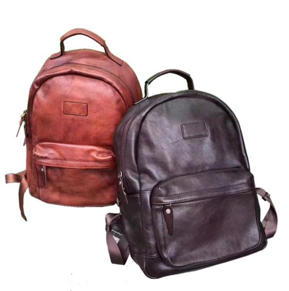vintage men's women's cowhide leather backpacks large capacity multi-functional business packsack travel bags backpack
vintage men's women's cowhide leather backpacks large capacity multi-functional business packsack travel bags backpack