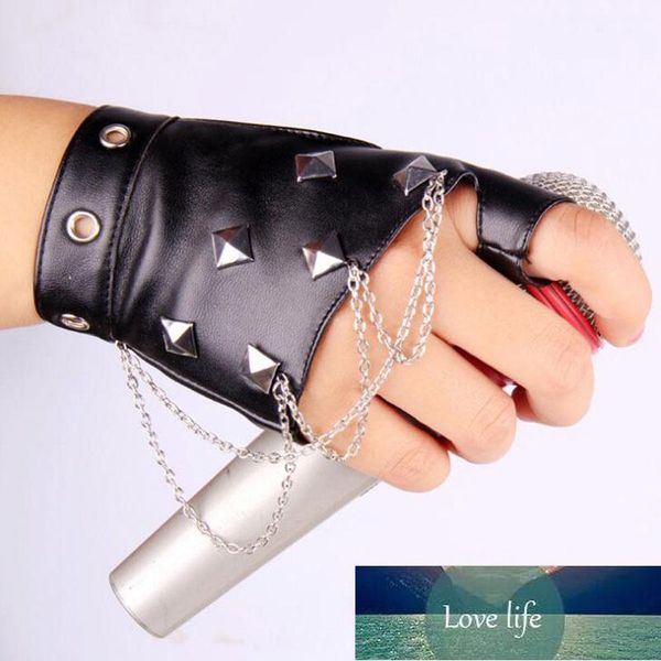 five fingers gloves punk party fingerless leather glove women rivet personality nightclub singer female men half finger dance 215 factory pr, Blue;gray
five fingers gloves punk party fingerless leather glove women rivet personality nightclub singer female men half finger dance 215 factory pr, Blue;gray