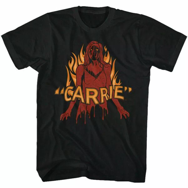 carrie blood & fire t shirt licensed horror movie retro classic tee new black, White;black
carrie blood & fire t shirt licensed horror movie retro classic tee new black, White;black