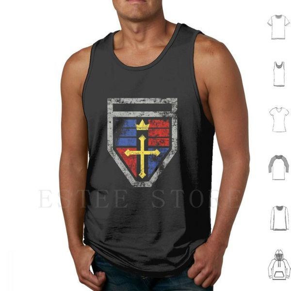 men' tank voltron crest vest 80s cartoons guardian lion lions retrocartoons robot, White;black
men' tank voltron crest vest 80s cartoons guardian lion lions retrocartoons robot, White;black