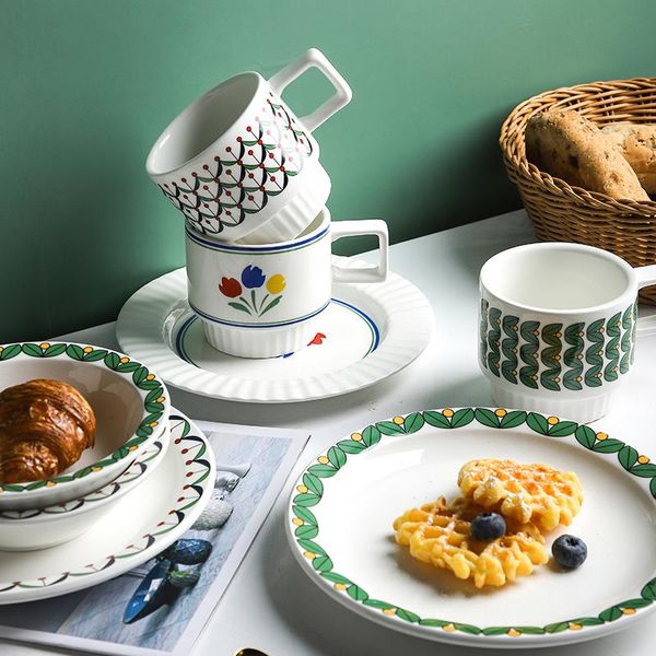 cups & saucers chanshova ceramic 300ml porcelain coffee and saucer set tea cup salad plate dessert snack mug h688
cups & saucers chanshova ceramic 300ml porcelain coffee and saucer set tea cup salad plate dessert snack mug h688