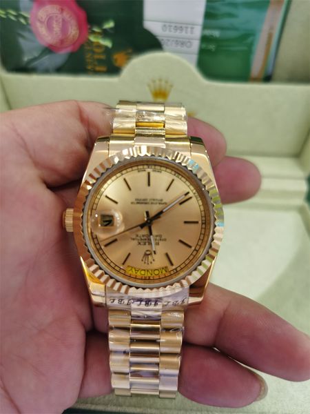 20 styles mens automatic watches master 40mm day-date 228238 228239 228235 all gold president bracelet fluted bezel luxury man watch 281326, Slivery;brown
20 styles mens automatic watches master 40mm day-date 228238 228239 228235 all gold president bracelet fluted bezel luxury man watch 281326, Slivery;brown