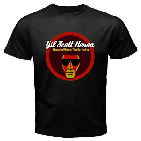 new gil scott-heron home is where the hatred is men's black t-shirt size s-3xl, White;black
new gil scott-heron home is where the hatred is men's black t-shirt size s-3xl, White;black