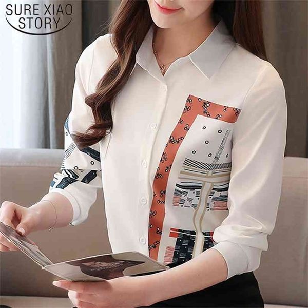 korean fashion clothing blusas mujer de moda spring long sleeve office lady blouse print button chiffon shirts 8805 50 210506, White
korean fashion clothing blusas mujer de moda spring long sleeve office lady blouse print button chiffon shirts 8805 50 210506, White