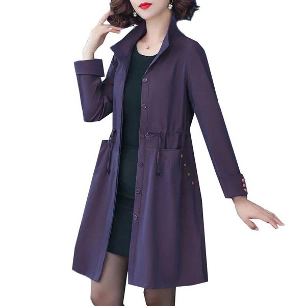 women's trench coats 2021 spring autumn windbreaker shirt collar single breasted female coat outerwearies mid long thin, Tan;black
women's trench coats 2021 spring autumn windbreaker shirt collar single breasted female coat outerwearies mid long thin, Tan;black