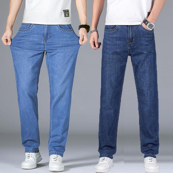 men's jeans men loose straight baggy business casual fashion stretch denim trousers light blue streetwear mens pants
men's jeans men loose straight baggy business casual fashion stretch denim trousers light blue streetwear mens pants