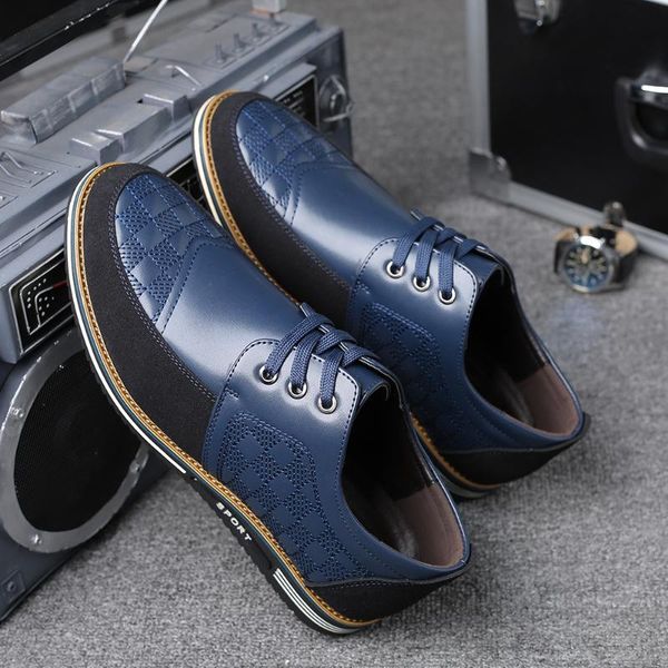 dress shoes fashion casual men brand soft leather mens comfortable lace up sneakers size 38-48, Black
dress shoes fashion casual men brand soft leather mens comfortable lace up sneakers size 38-48, Black