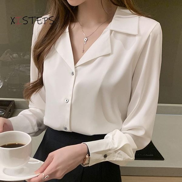 women's blouses & shirts satin for women 2021 spring v-neck ladies chiffon red white black femme blusas long sleeve office work wear
women's blouses & shirts satin for women 2021 spring v-neck ladies chiffon red white black femme blusas long sleeve office work wear