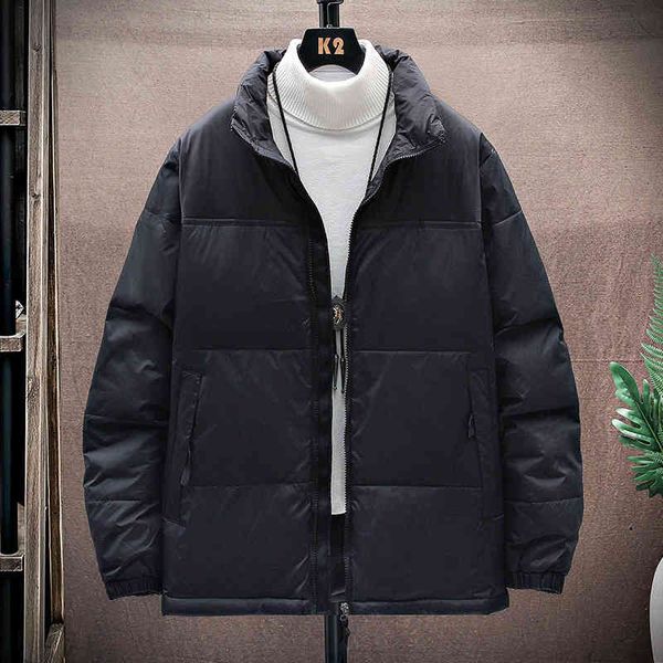 male jacket men 2021 winter parka s casual man coats solid stand collar windbreak men's down, Black
male jacket men 2021 winter parka s casual man coats solid stand collar windbreak men's down, Black
