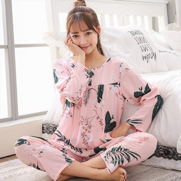 style cotton pajamas summer and womens sleepwears autumn breathable comfortable home wear long sleeved suits, Black;red
style cotton pajamas summer and womens sleepwears autumn breathable comfortable home wear long sleeved suits, Black;red